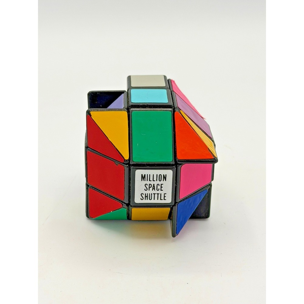 Vintage Million Space Shuttle Puzzle Cube Rubik's Style Transforming Toy